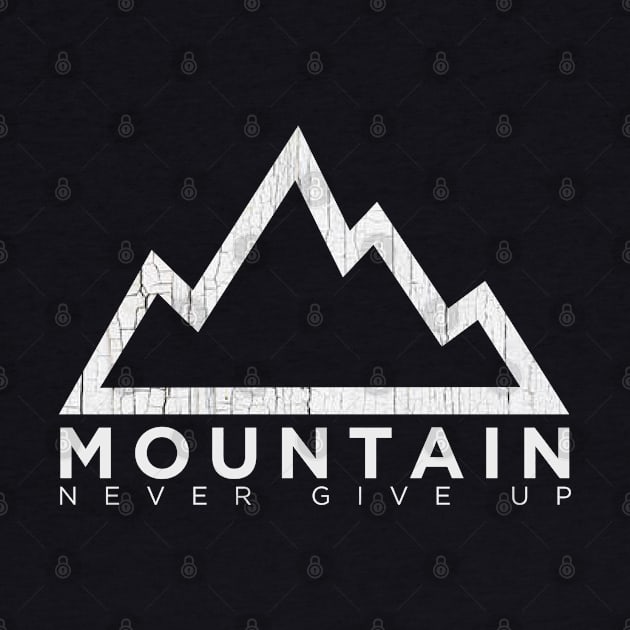 mountain - never give up by attire zone